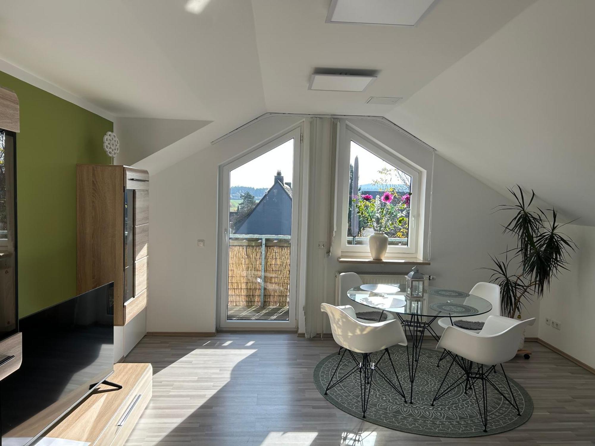 Apartment Kornbergblick Schwarzenbach an der Saale Zewnętrze zdjęcie